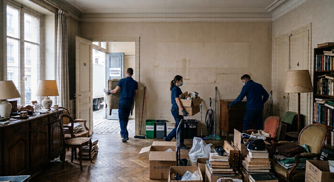 Débarras de logement après succession à Paris