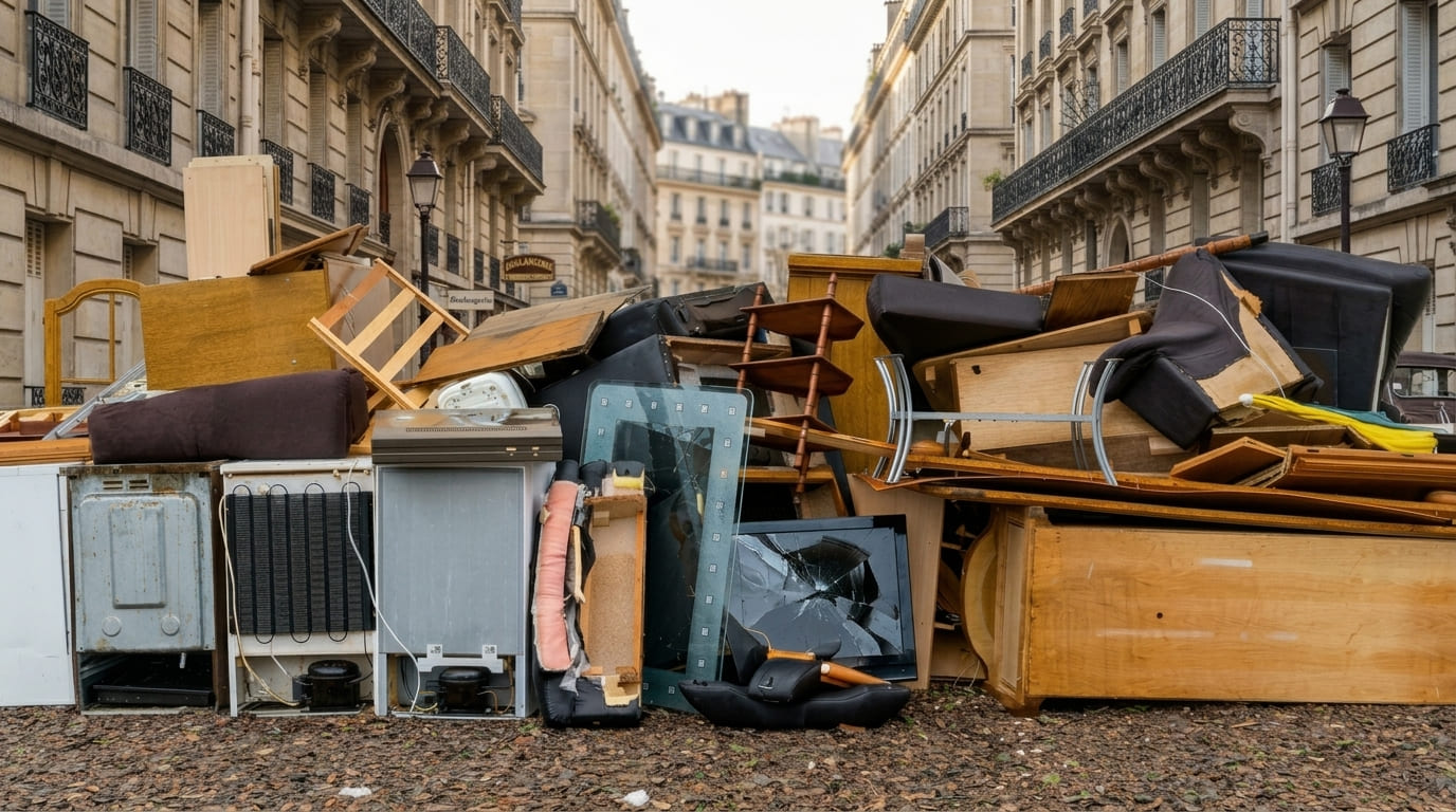 Prestation de débarras réalisée par Mon Débarras Pro en Île-de-France